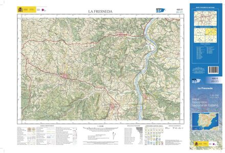 Topografische kaart 495-II La Fresneda | CNIG - Instituto Geográfico Nacional1
