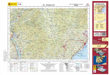 Topografische kaart 497 MT50 El Perelló | CNIG - Instituto Geográfico Nacional1