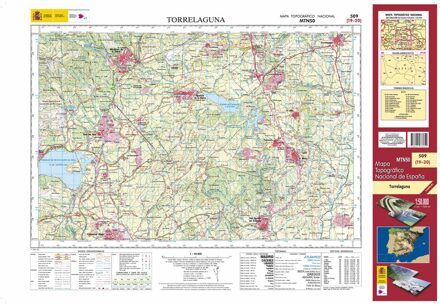 Topografische kaart 509 MT50 Torrelaguna | CNIG - Instituto Geográfico Nacional1