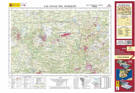 Topografische kaart 532 MT50 Las Navas del Marqués | CNIG - Instituto Geográfico Nacional1