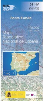 Topografische kaart 541-IV Santa Eulalia | CNIG - Instituto Geográfico Nacional
