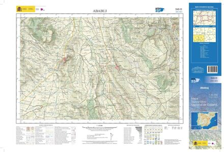 Topografische kaart 543-III Ababuj | CNIG - Instituto Geográfico Nacional1
