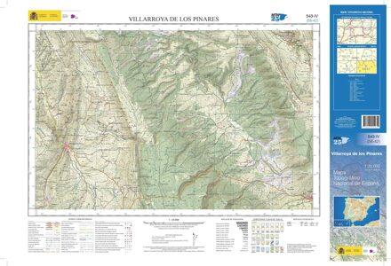 Topografische kaart 543-IV Villarroya de los Pinares | CNIG - Instituto Geográfico Nacional1