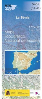 Topografische kaart 546-I La Sénia | CNIG - Instituto Geográfico Nacional