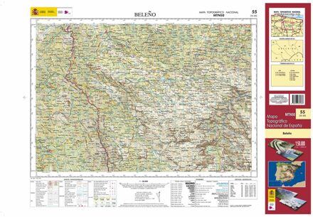 Topografische kaart 55 MT50 Beleño | CNIG - Instituto Geográfico Nacional1