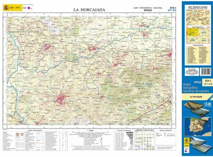 Topografische kaart 554-I La Horcajada | CNIG - Instituto Geográfico Nacional1