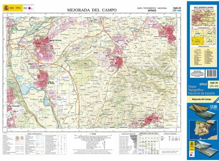 Topografische kaart 560-III Mejorada del Campo | CNIG - Instituto Geográfico Nacional1