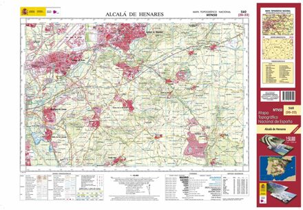 Topografische kaart 560 MT50 Alcalá de Henares | CNIG - Instituto Geográfico Nacional1