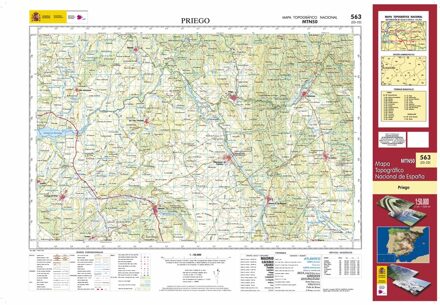 Topografische kaart 563 MT50 Priego | CNIG - Instituto Geográfico Nacional1