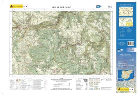 Topografische kaart 565-IV Villar Del Cobo | CNIG - Instituto Geográfico Nacional1