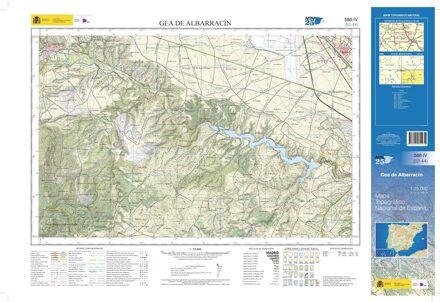 Topografische kaart 566-IV Gea de Albarracín | CNIG - Instituto Geográfico Nacional1