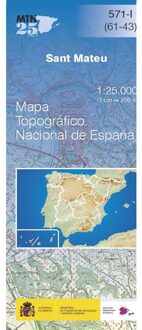 Topografische kaart 571-I Sant Mateu | CNIG - Instituto Geográfico Nacional
