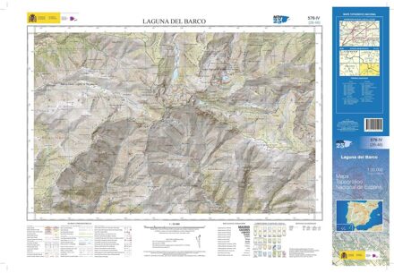 Topografische kaart 576-IV Laguna del Barco | CNIG - Instituto Geográfico Nacional1