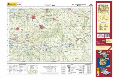 Topografische kaart 606 MT50 Chinchón | CNIG - Instituto Geográfico Nacional1