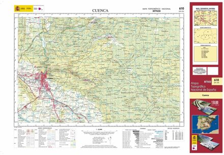 Topografische kaart 610 MT50 Cuenca | CNIG - Instituto Geográfico Nacional1