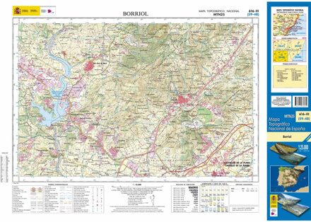 Topografische kaart 616-III Borriol | CNIG - Instituto Geográfico Nacional1