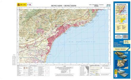 Topografische kaart 616-IV Benicasim/Benicàssim | CNIG - Instituto Geográfico Nacional1