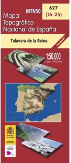 Topografische kaart 627 MT50 Talavera de la Reina | CNIG - Instituto Geográfico Nacional