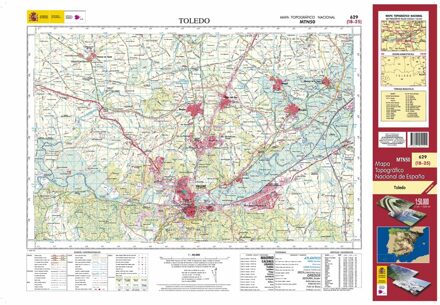 Topografische kaart 629 MT50 Toledo | CNIG - Instituto Geográfico Nacional1