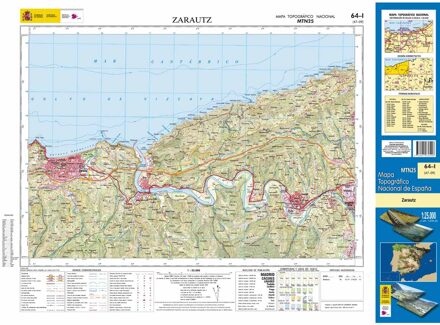 Topografische kaart 64-I Zarautz | CNIG - Instituto Geográfico Nacional1