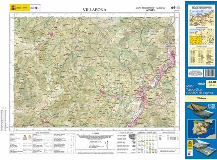 Topografische kaart 64-III Villabona | CNIG - Instituto Geográfico Nacional1