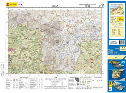 Topografische kaart 65-II Bera / Vera de Bidasoa | CNIG - Instituto Geográfico Nacional1