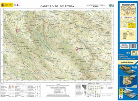 Topografische kaart 652-IV Campillo de Deleitosa | CNIG - Instituto Geográfico Nacional1