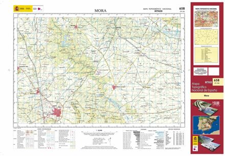Topografische kaart 658 MT50 Mora | CNIG - Instituto Geográfico Nacional1