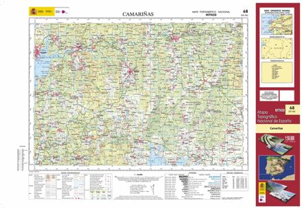 Topografische kaart 68 MT50 Camariñas | CNIG - Instituto Geográfico Nacional1