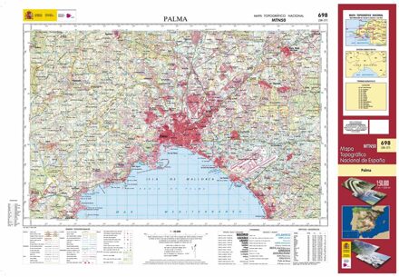 Topografische kaart 698 MT50 Palma (Mallorca) | CNIG - Instituto Geográfico Nacional1