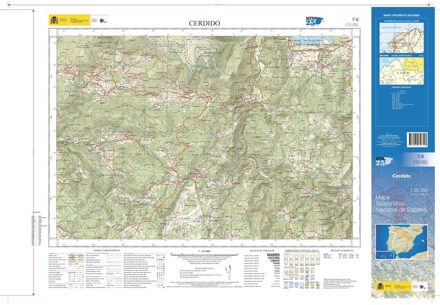 Topografische kaart 7-II Cerdido | CNIG - Instituto Geográfico Nacional1