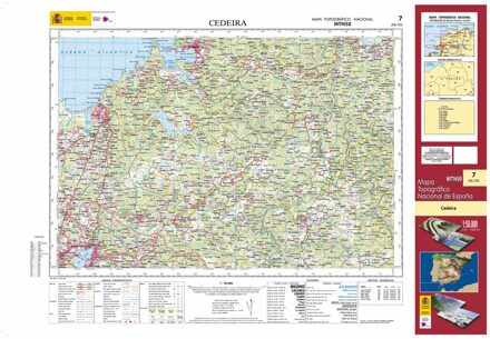 Topografische kaart 7 MT50 Cedeira | CNIG - Instituto Geográfico Nacional1