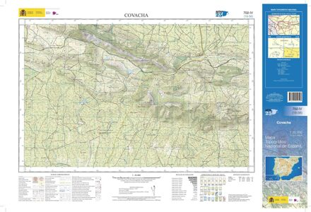 Topografische kaart 702-IV Covacha | CNIG - Instituto Geográfico Nacional1