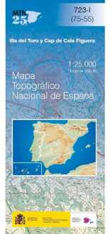 Topografische kaart 723-I Illa del Toro y Cap de Cala Figuera (Mallorca) | CNIG - Instituto Geográfico Nacional