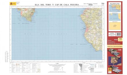 Topografische kaart 723 MT50 Illa de Toro y Cap de la Figuera (Mallorca) | CNIG - Instituto Geográfico Nacional1