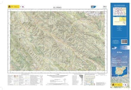Topografische kaart 726-II El Pino | CNIG - Instituto Geográfico Nacional1