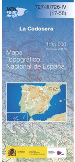 Topografische kaart 727-III/726-IV La Codosera | CNIG - Instituto Geográfico Nacional1
