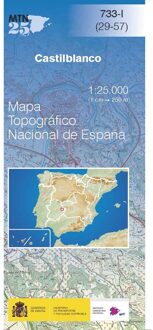 Topografische kaart 733-I Castilblanco | CNIG - Instituto Geográfico Nacional1