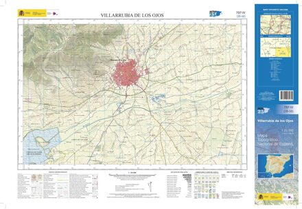 Topografische kaart 737-IV Villarrubia de los Ojos | CNIG - Instituto Geográfico Nacional1