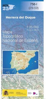Topografische kaart 756-I Herrera del Duque | CNIG - Instituto Geográfico Nacional1