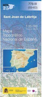 Topografische kaart 773-III Sant Joan de Labritja (Ibiza) | CNIG - Instituto Geográfico Nacional