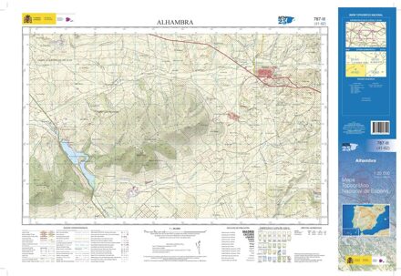 Topografische kaart 787-III Alhambra | CNIG - Instituto Geográfico Nacional1
