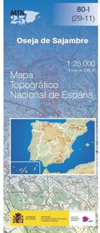 Topografische kaart 80-I Oseja de Sajambre | CNIG - Instituto Geográfico Nacional