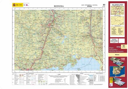 Topografische kaart 83 MT50 Reinosa | CNIG - Instituto Geográfico Nacional1