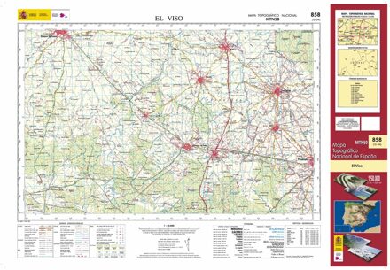 Topografische kaart 858 MT50 El Viso | CNIG - Instituto Geográfico Nacional1