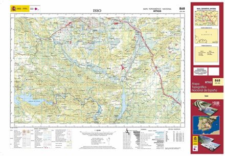 Topografische kaart 868 MT50 Isso | CNIG - Instituto Geográfico Nacional1
