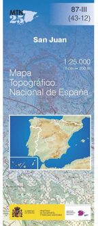Topografische kaart 87-III San Juan | CNIG - Instituto Geográfico Nacional