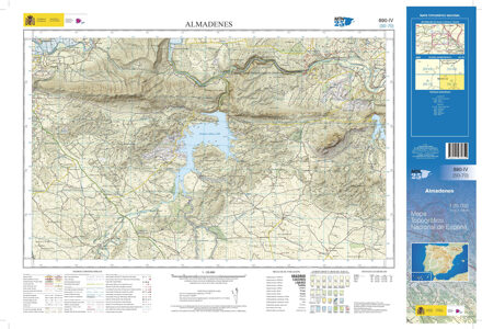 Topografische kaart 890-IV Almadenes | CNIG - Instituto Geográfico Nacional1