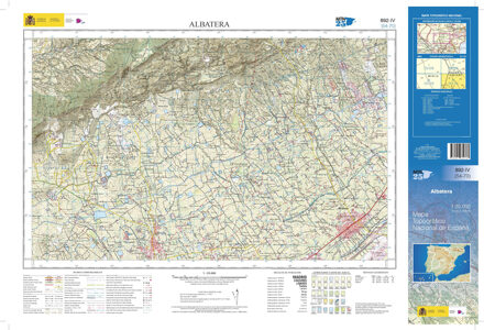 Topografische kaart 892-IV Albatera | CNIG - Instituto Geográfico Nacional1