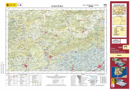 Topografische kaart 892 MT50 Albatera | CNIG - Instituto Geográfico Nacional1